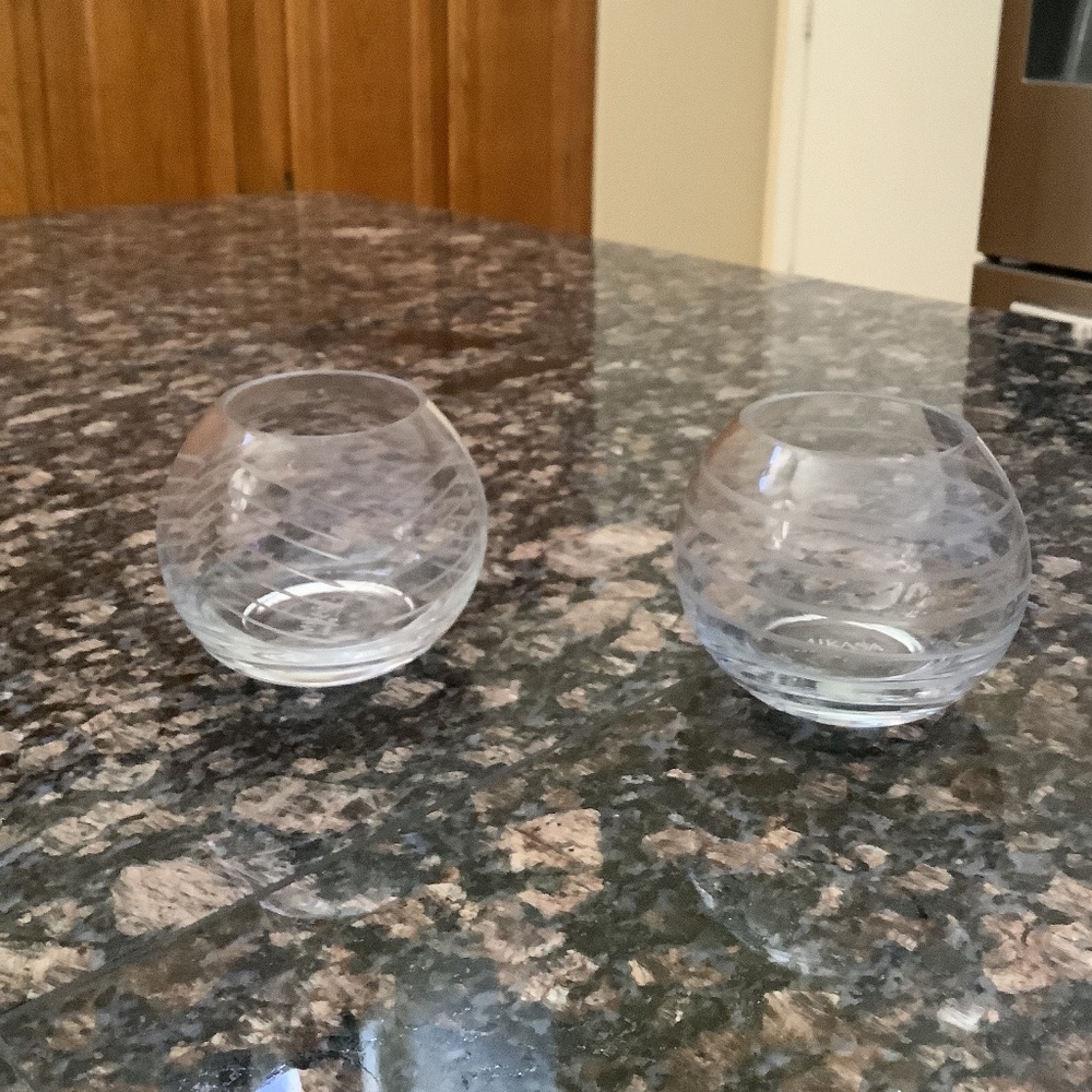 Mikasa two votive candle holders